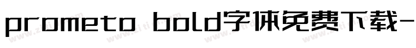 prometo bold字体免费下载字体转换